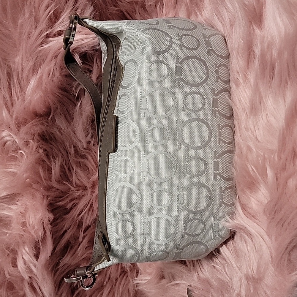 Authentic Salvatore Ferragamo small canvas bag - Preloved
